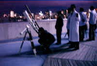 夜間のガリレオ望遠鏡