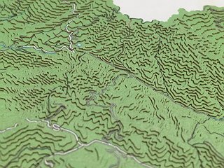 紙でつくる山岳模型キット やまつみ「筑波山」: 観測所雑記帳