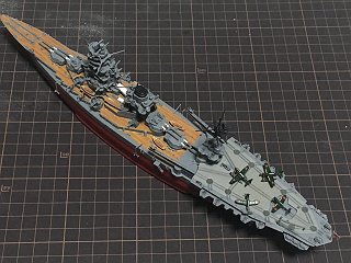 航空戦艦「伊勢」 1/700プラモデル（フジミ 特EASY SPOT）: 観測所雑記帳